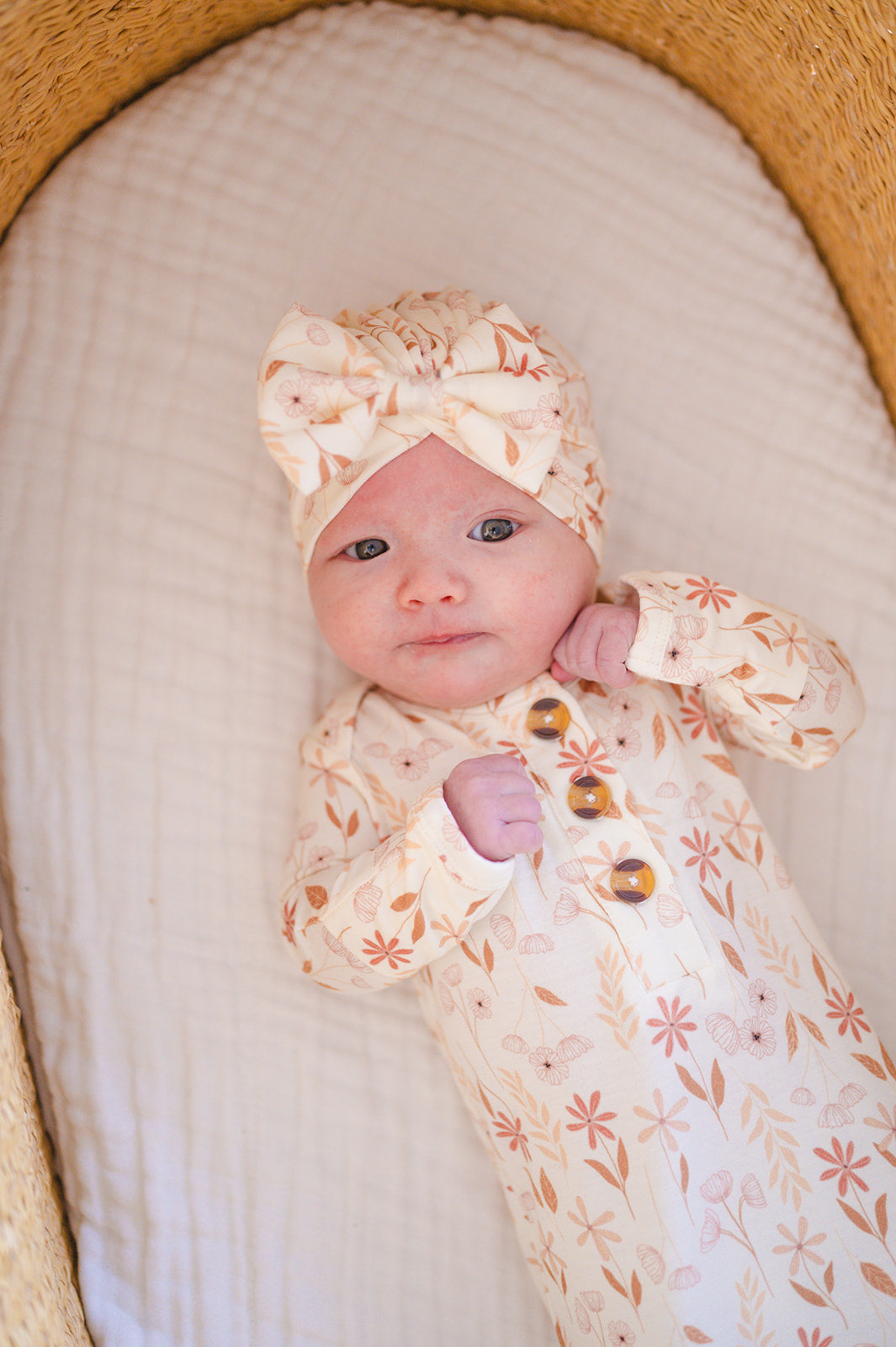 Bow Turban Hat - Wildflower