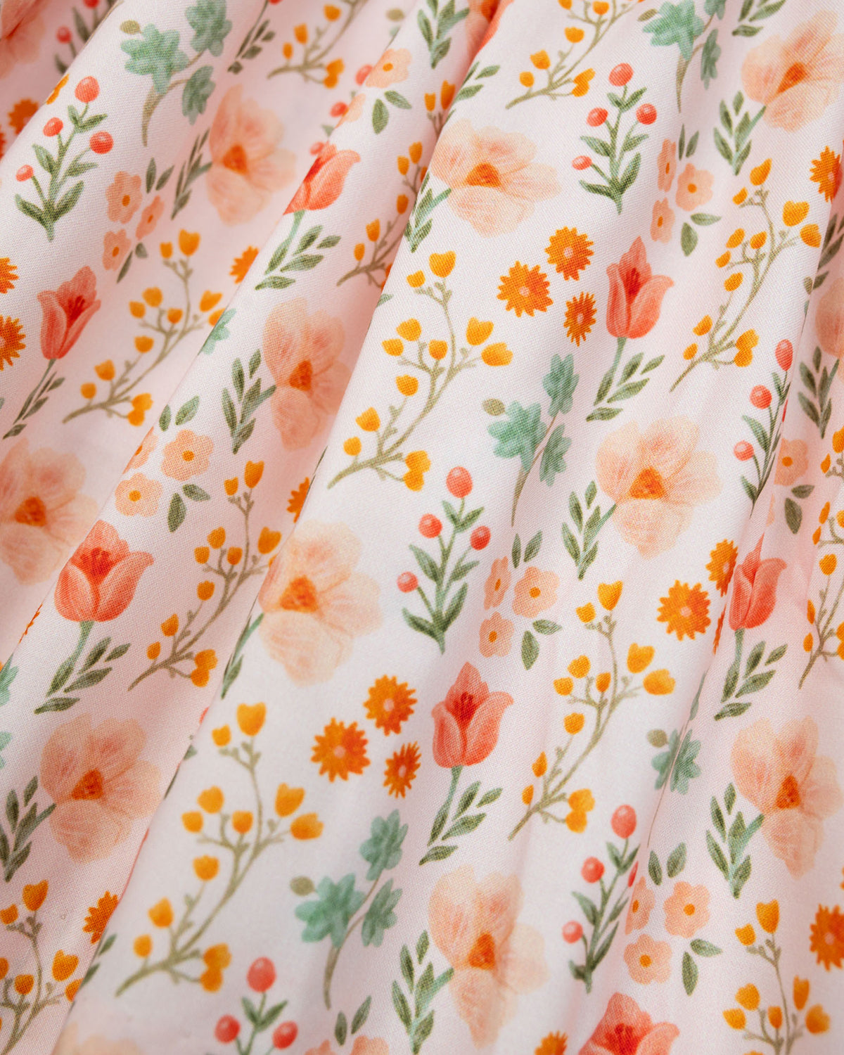 Fall Floral Smocked Bubble