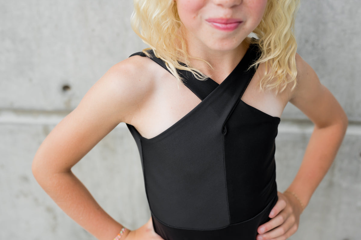 Cross Halter Leotard