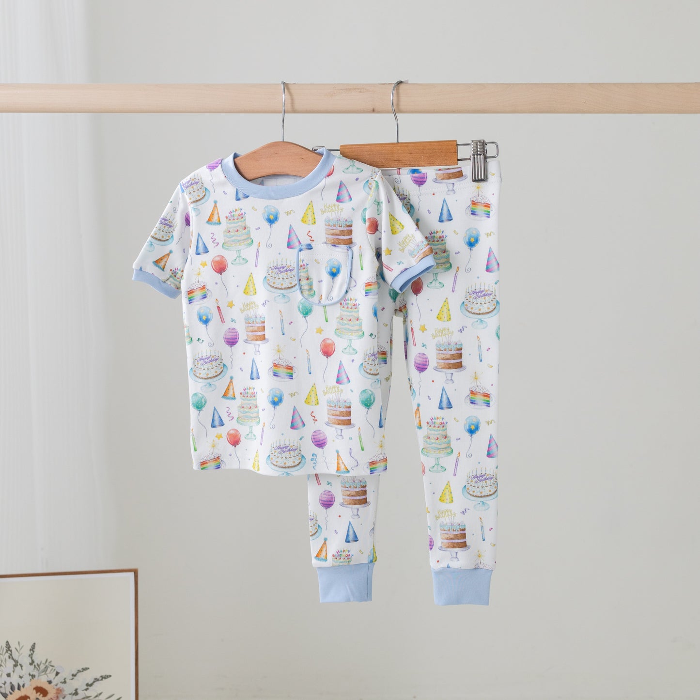 Happy Birthday Organic Cotton Pajama Set