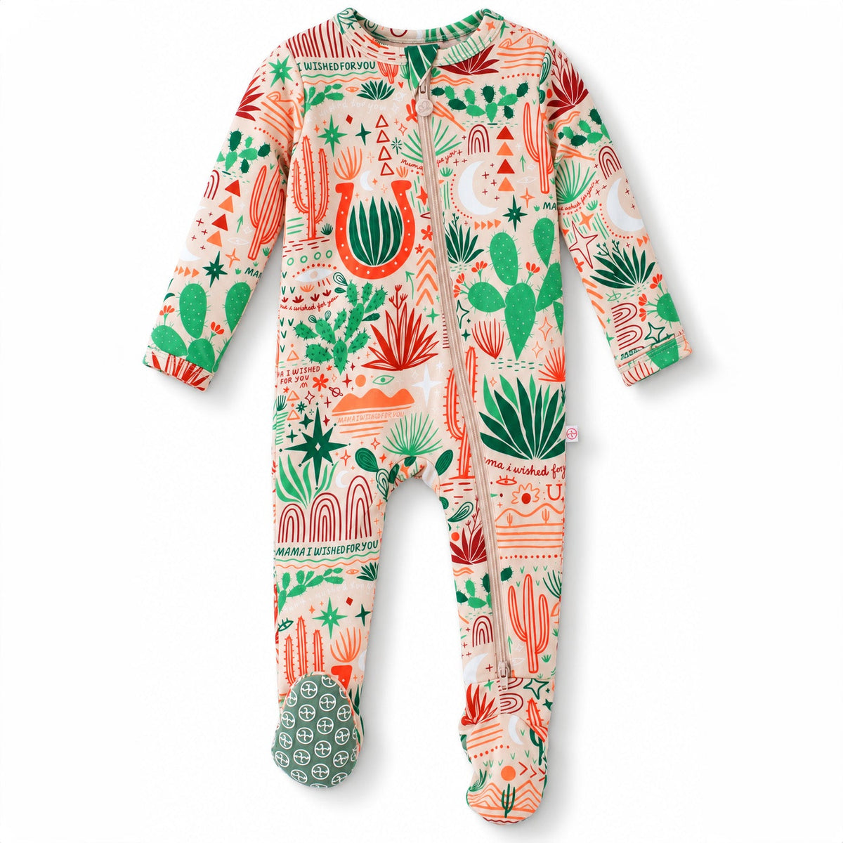 The Second-Skin Footie | Desert Cactus Vibes | "Mama, I Wished for You"