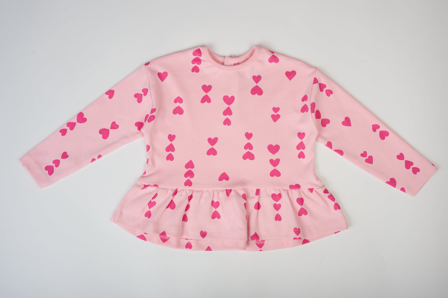 Pink-on-Pink Hearts Top