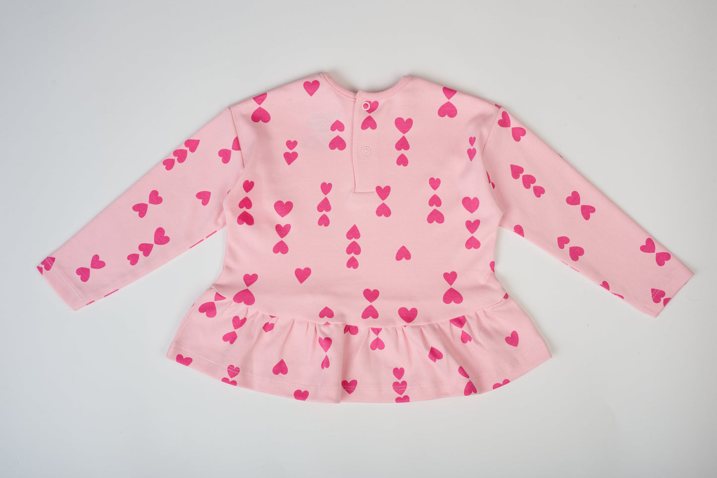 Pink-on-Pink Hearts Top