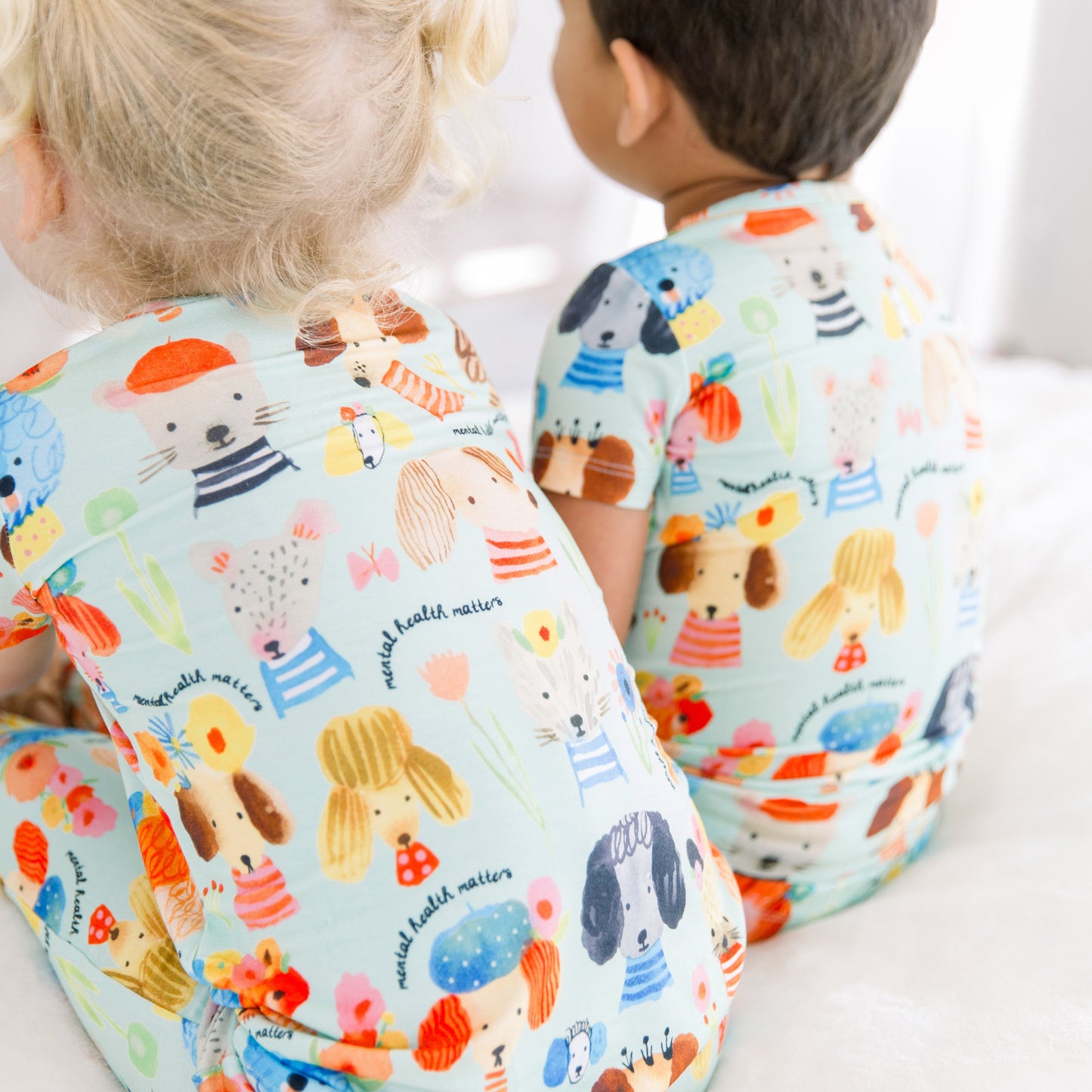 The Second-Skin 2-Piece Pajama | Mindful Doggos | "Mental Health Matters"