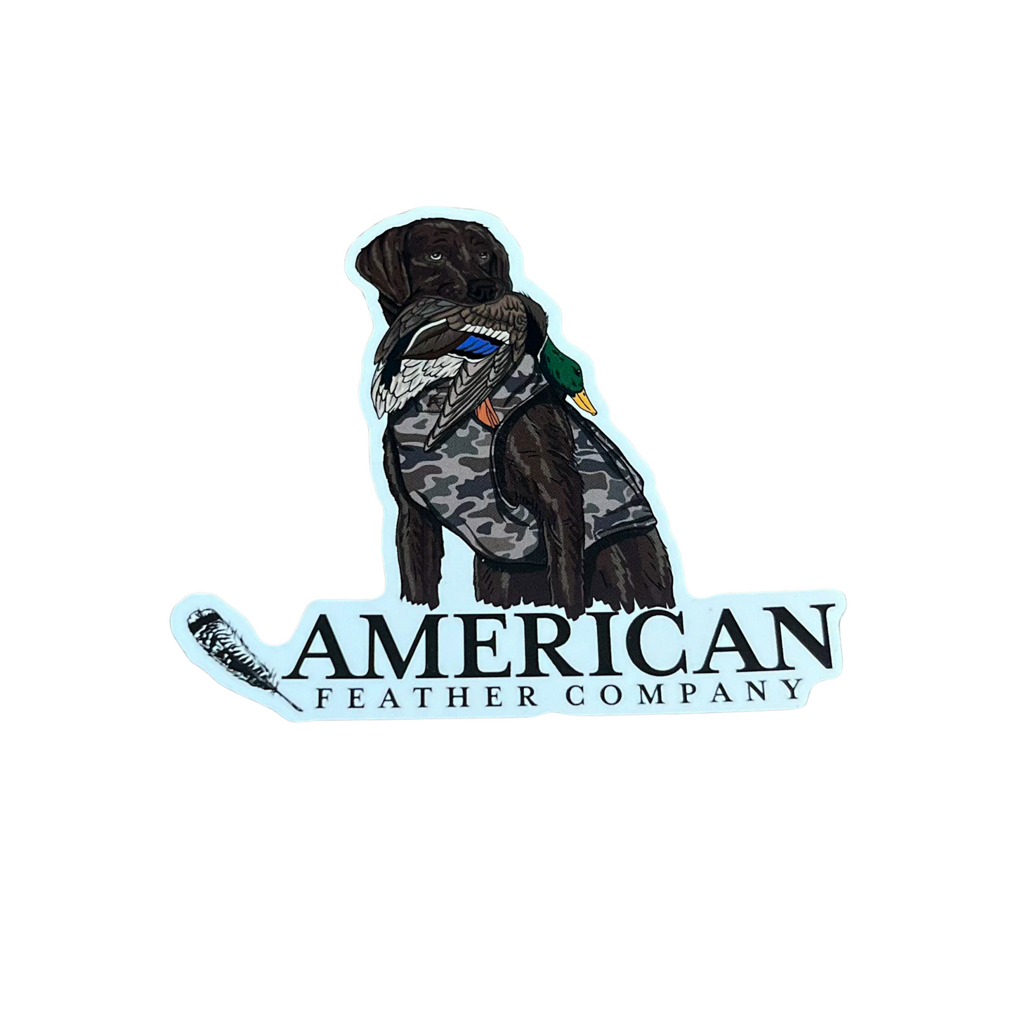 Duck Dog Sticker