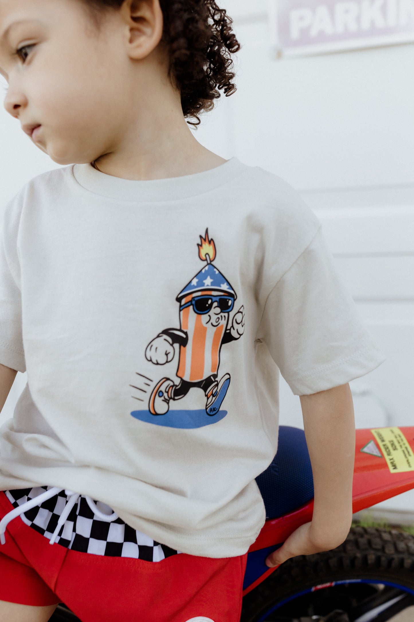 Red, White + Boom-AK Graphic tee - made to order