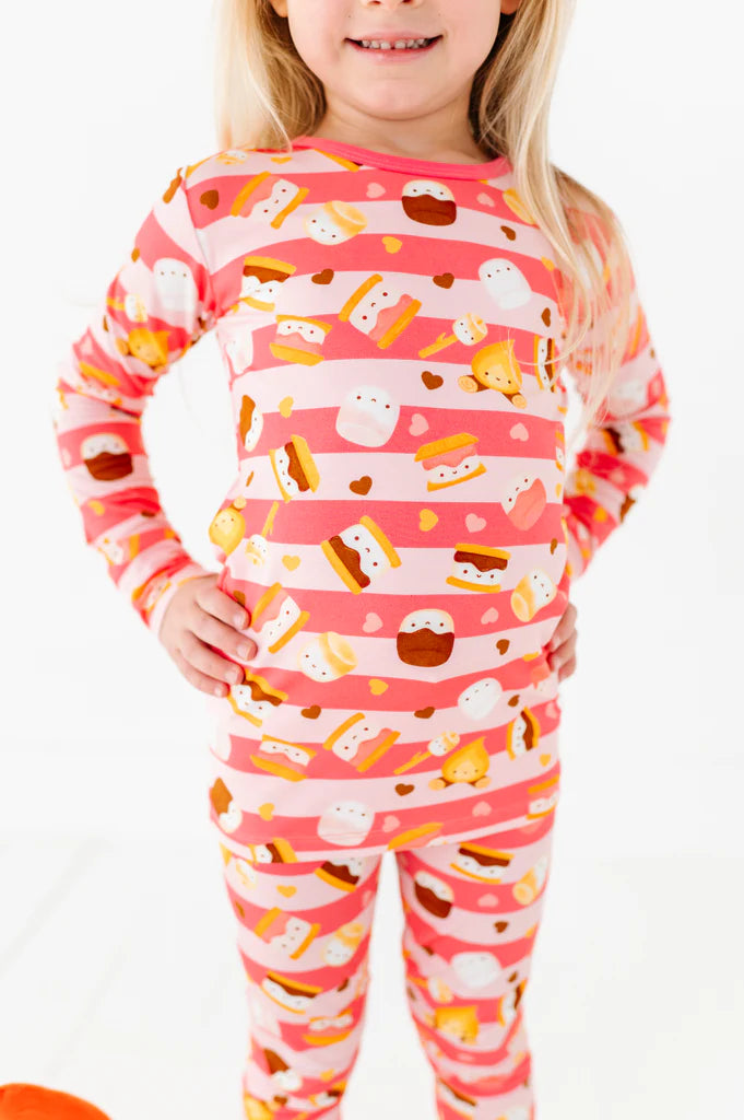 Long Sleeve Toddler PJ Set - S’mores