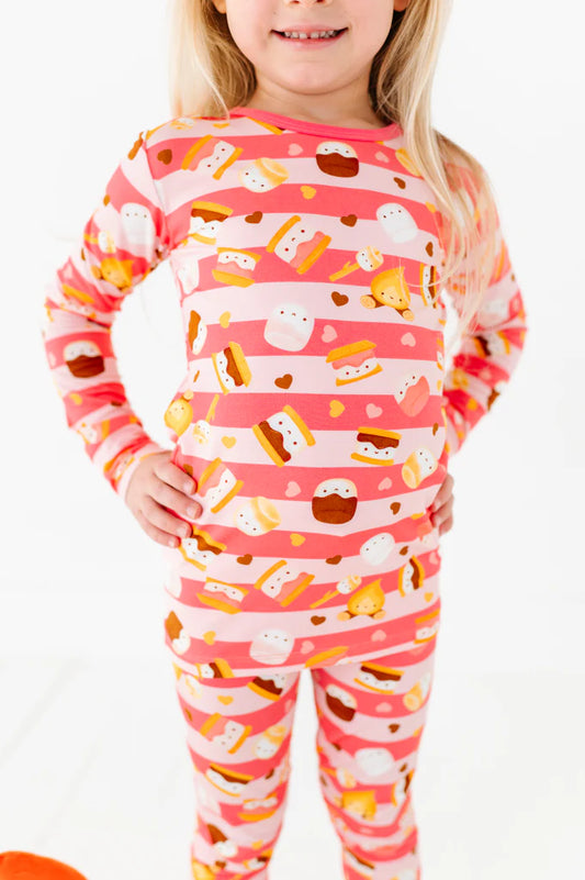 Long Sleeve Toddler PJ Set - S’mores