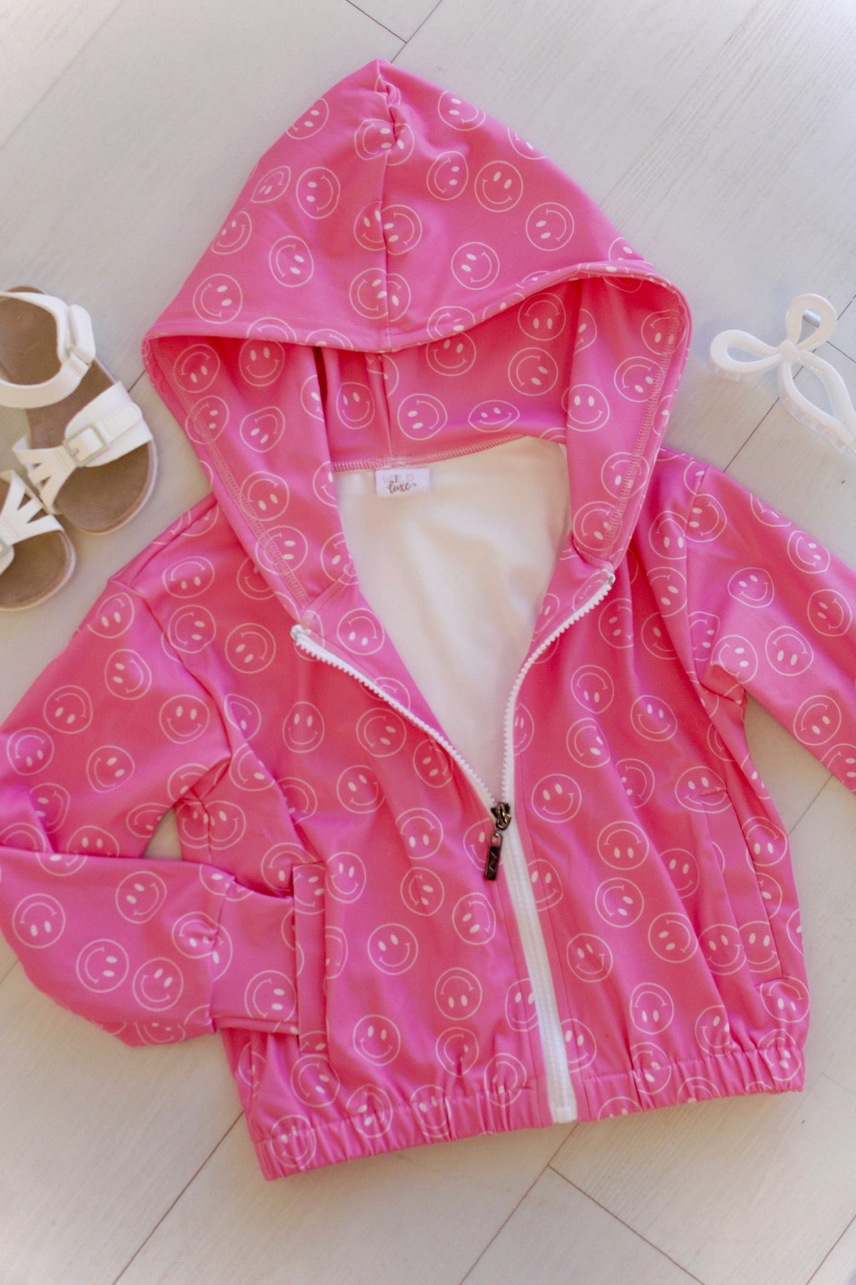 Pretty in motion- bubblegum check (jacket only)