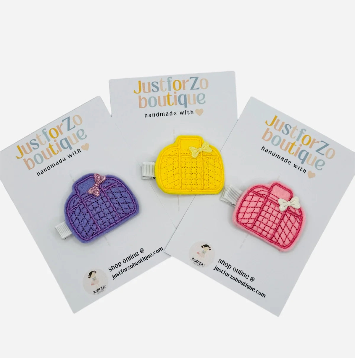 Retro Jelly Bag Feltie Hair Clip