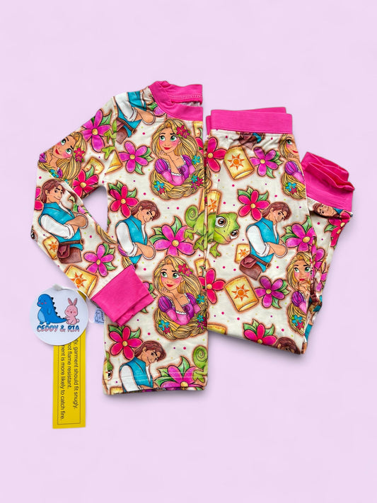 Let Down Your Hair 2p Long Sleeve Set