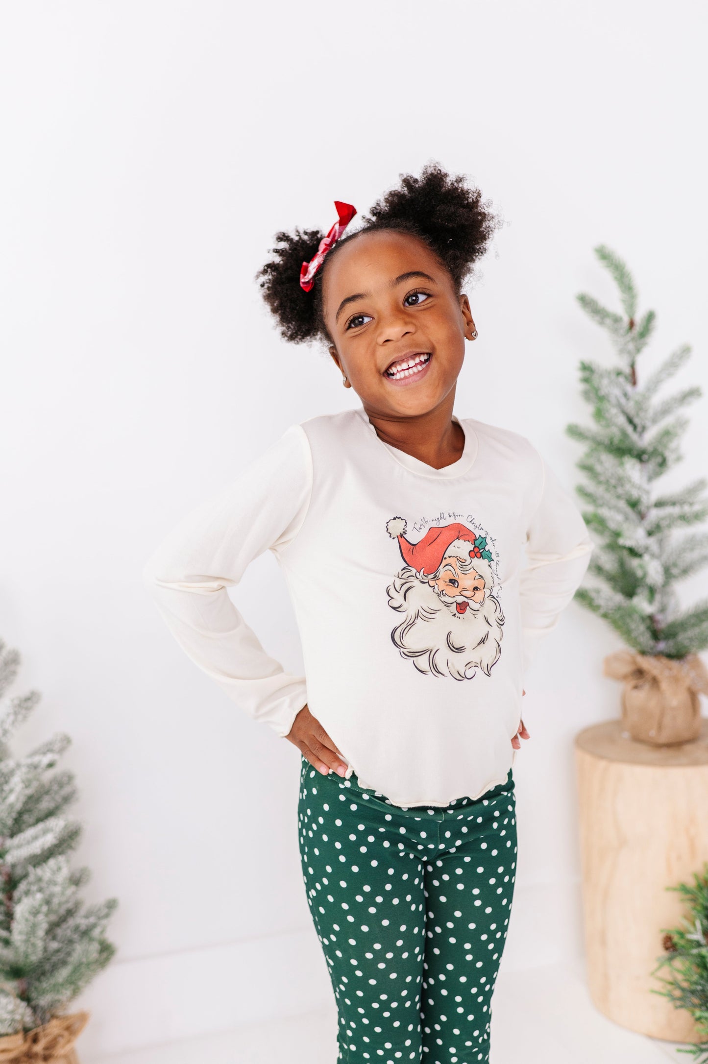 Jolly Santa | Bamboo Long Sleeve Shirt