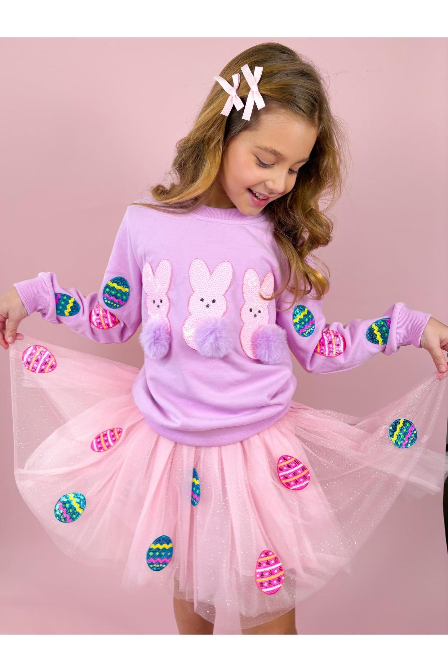 Patched Easter Tulle Skirt
