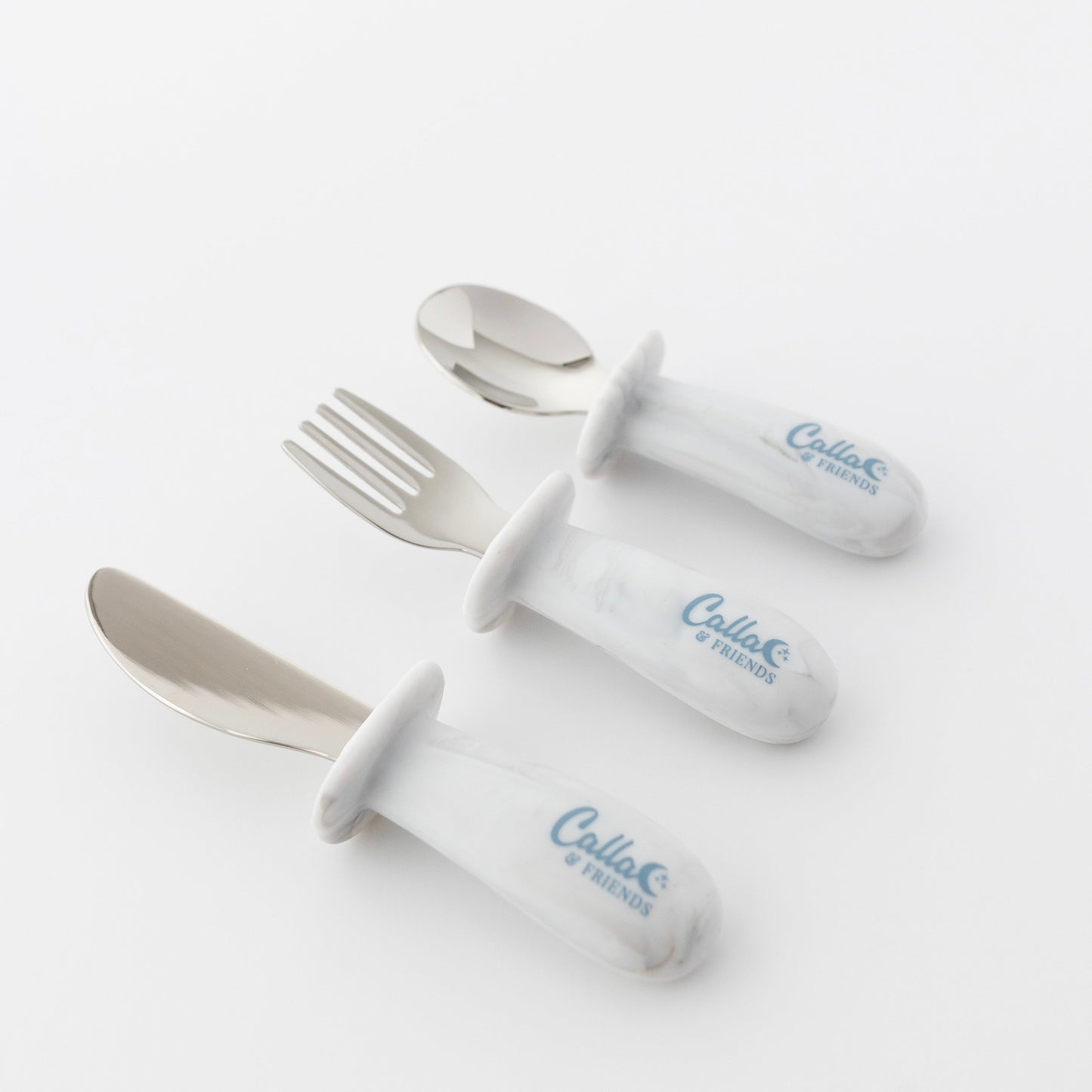 Silicone & Stainless Steel Toddler Utensil Set