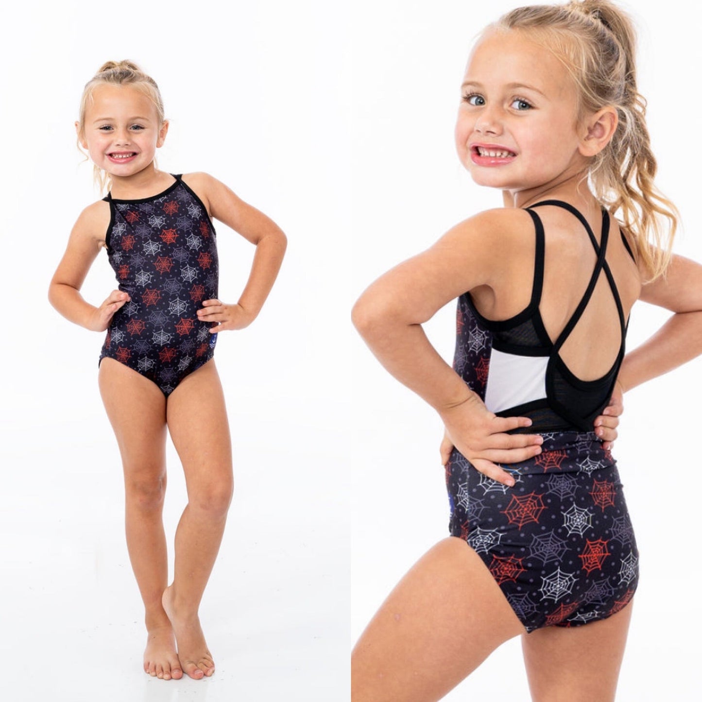 Spooky Spiderwebs  Leotard