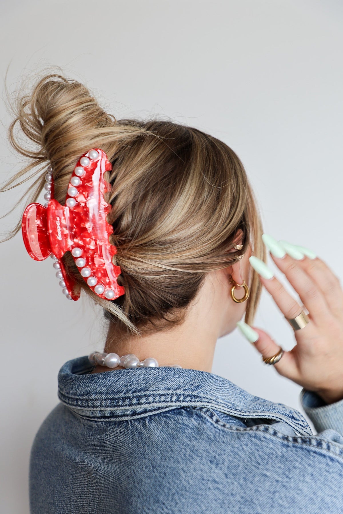 TORTOISE RED PEARL CLAW