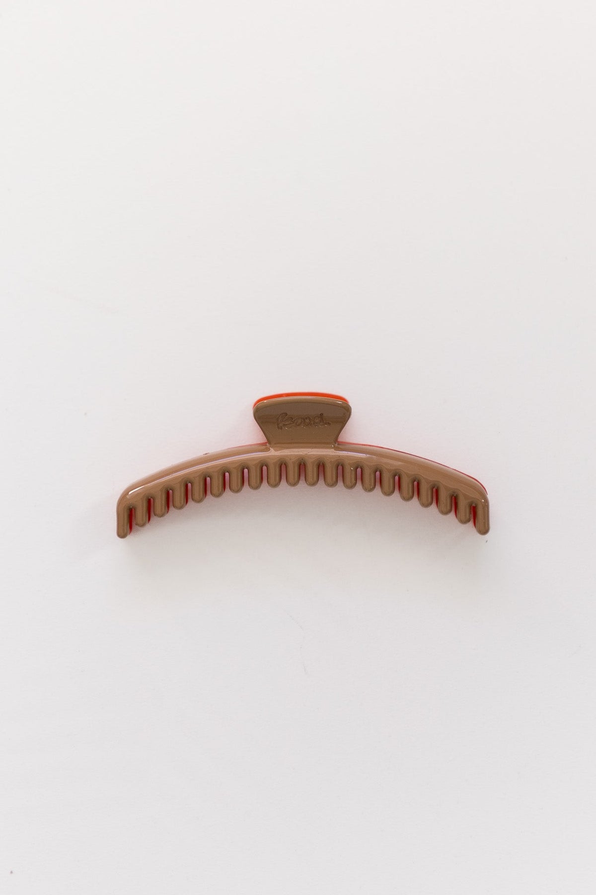 TWO-TONED SHINY MIDI HOLD EVERYTHING CLAW