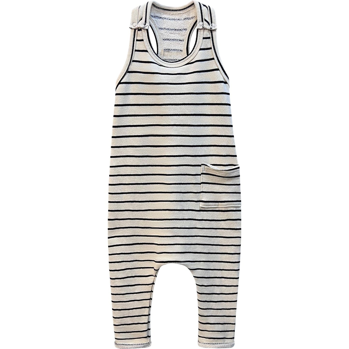 Romper Natural/Black Stripes - LIMITED  EDITION