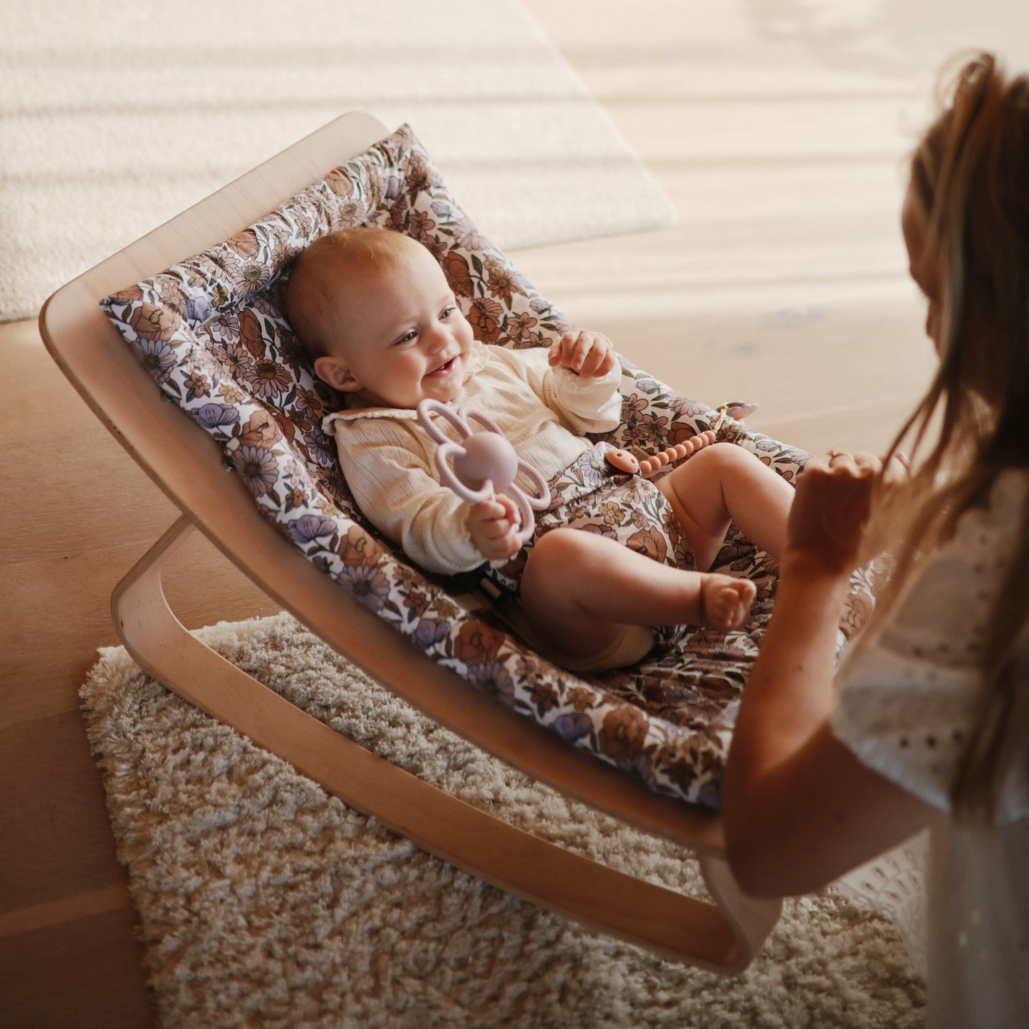 Daisy Rattle Teether