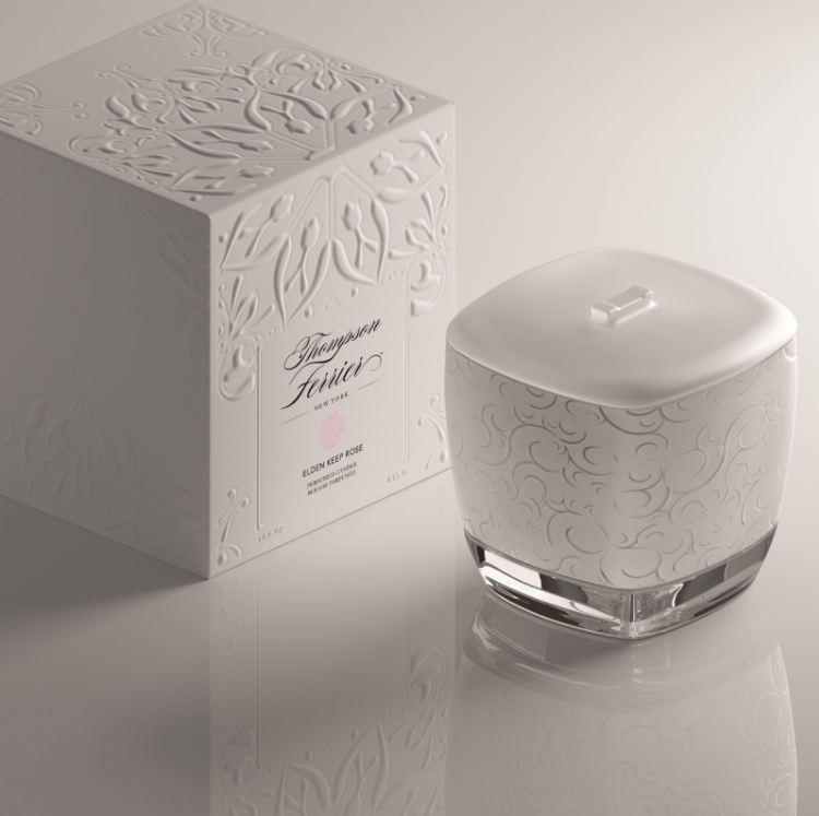 Elden Keep Rose Candle