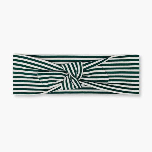 Baby Headband - Green Stripe