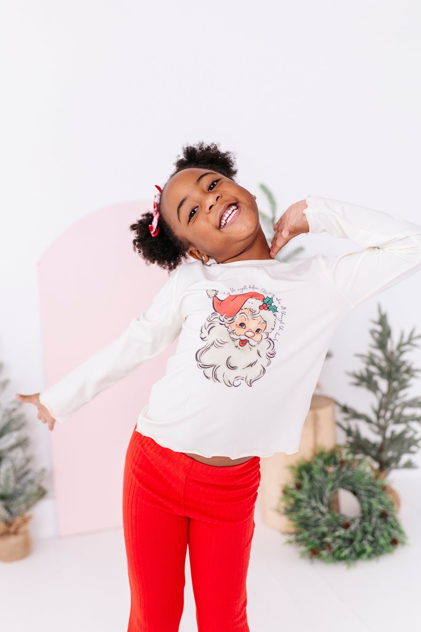 Jolly Santa | Bamboo Long Sleeve Shirt