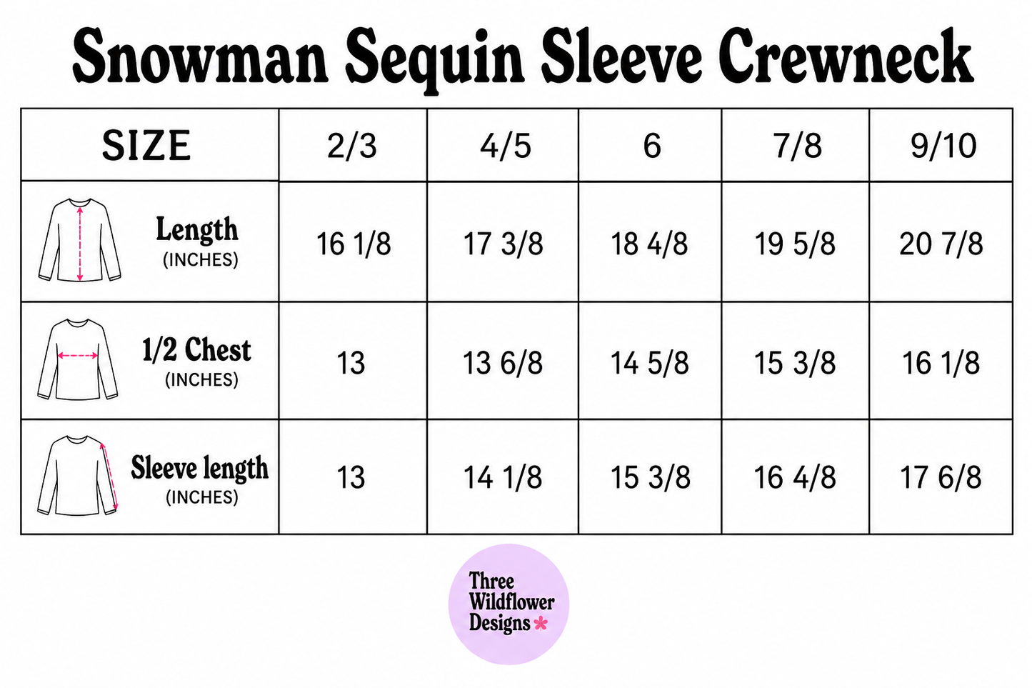 Snowman Sequin Sleeve Crewneck
