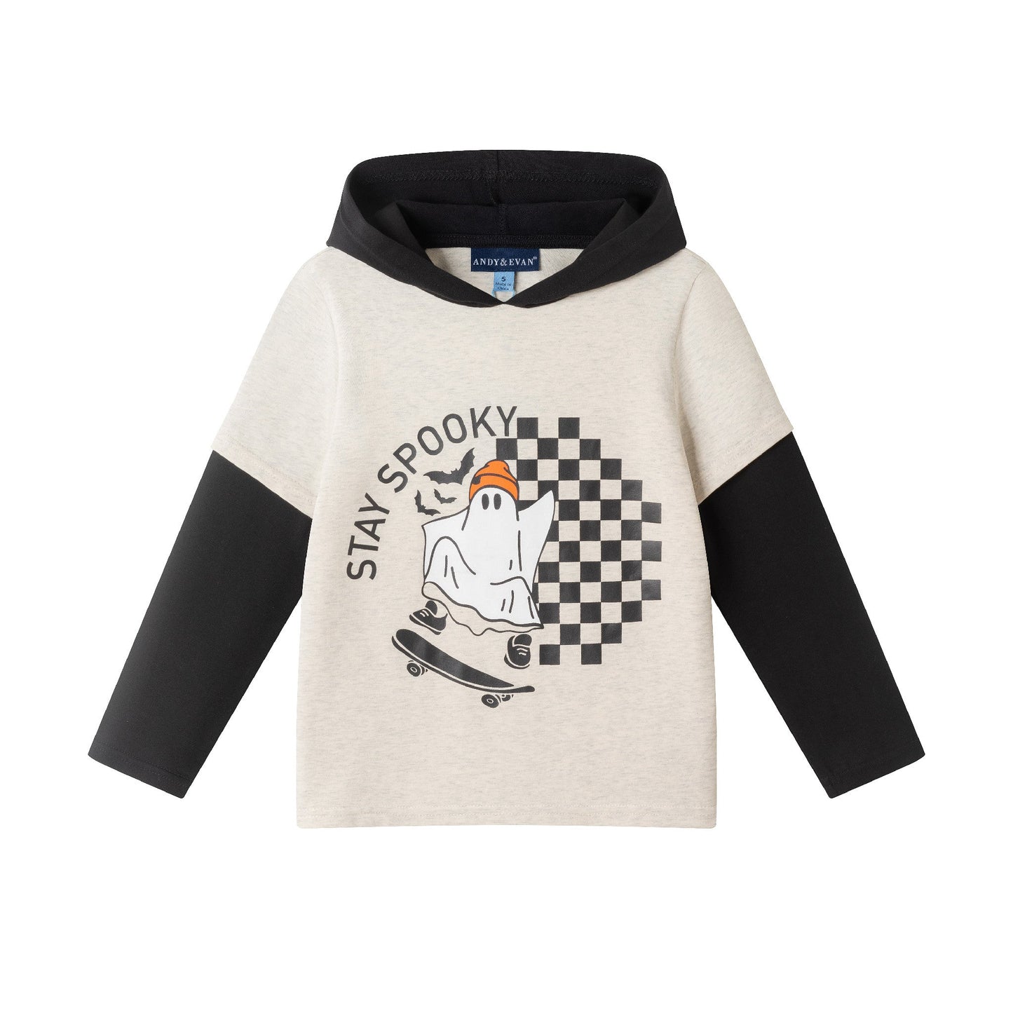 Black Hooded Tee | Stay Spooky