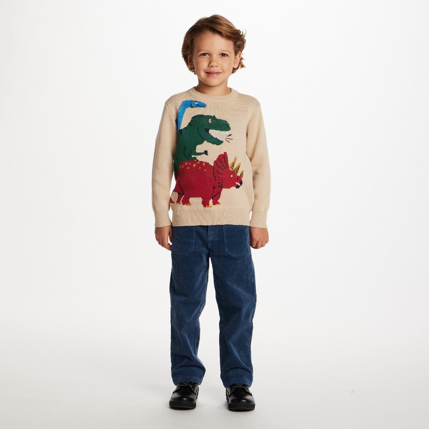 Kids Graphic Sweater | Triple Dino