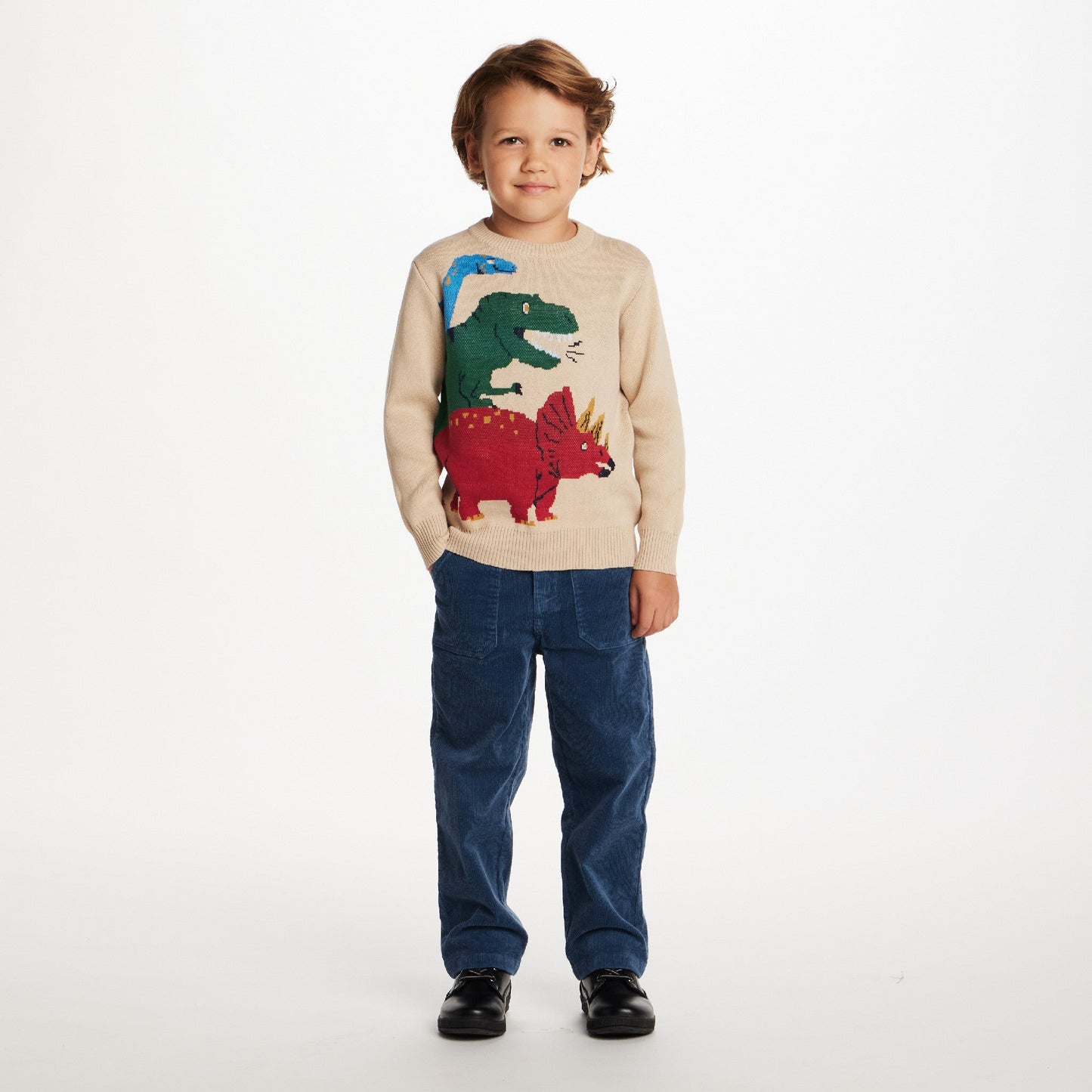 Kids Graphic Sweater | Triple Dino