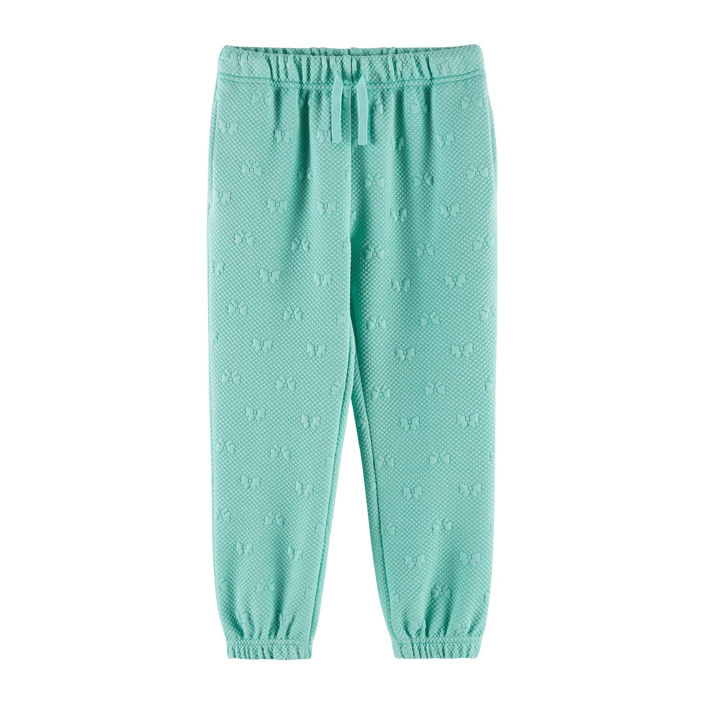 Kids Embossed Lounge Set | Aqua Bows