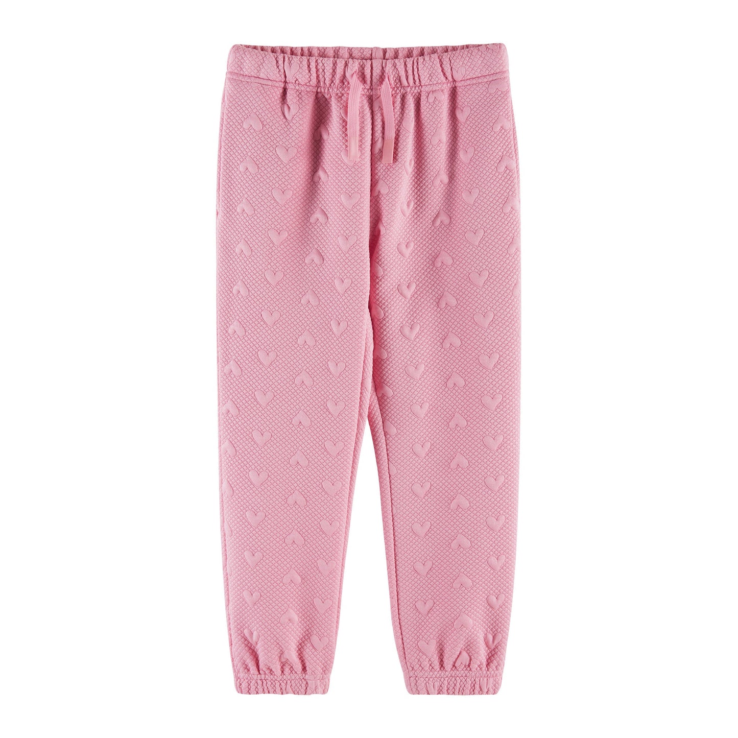 Kids Embossed Lounge Set | Pink Hearts