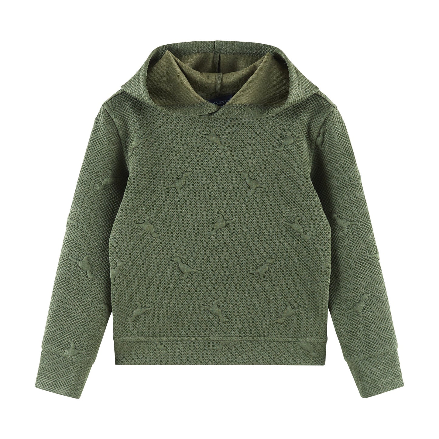 Kids Embossed Lounge Set | Green Dino