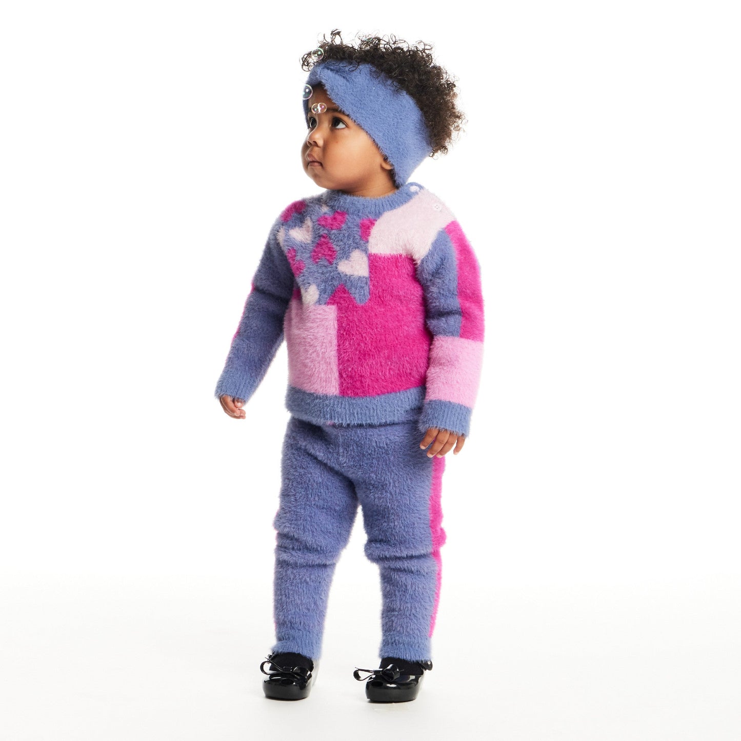 Infant Sweater & Legging Set | Pink Hearts