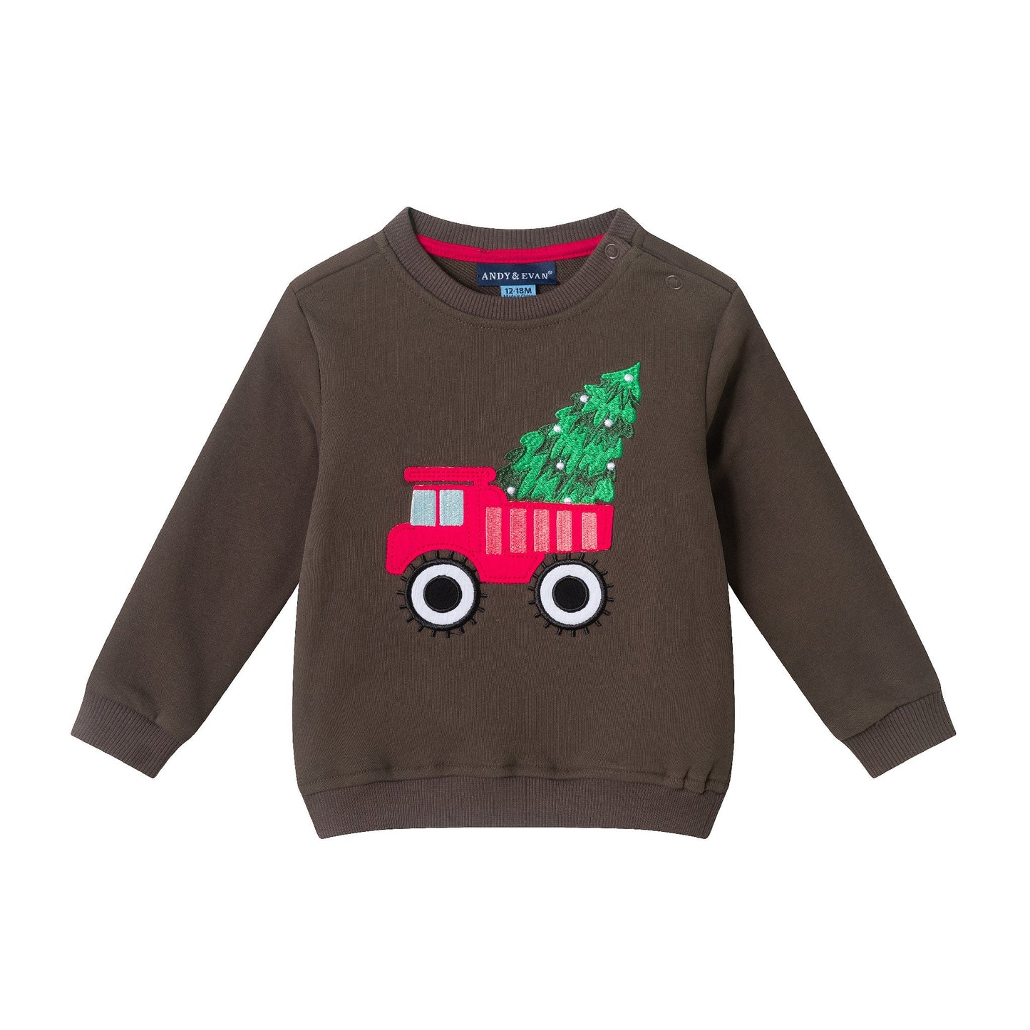Infant Sweatshirt Set | Holiday Truck