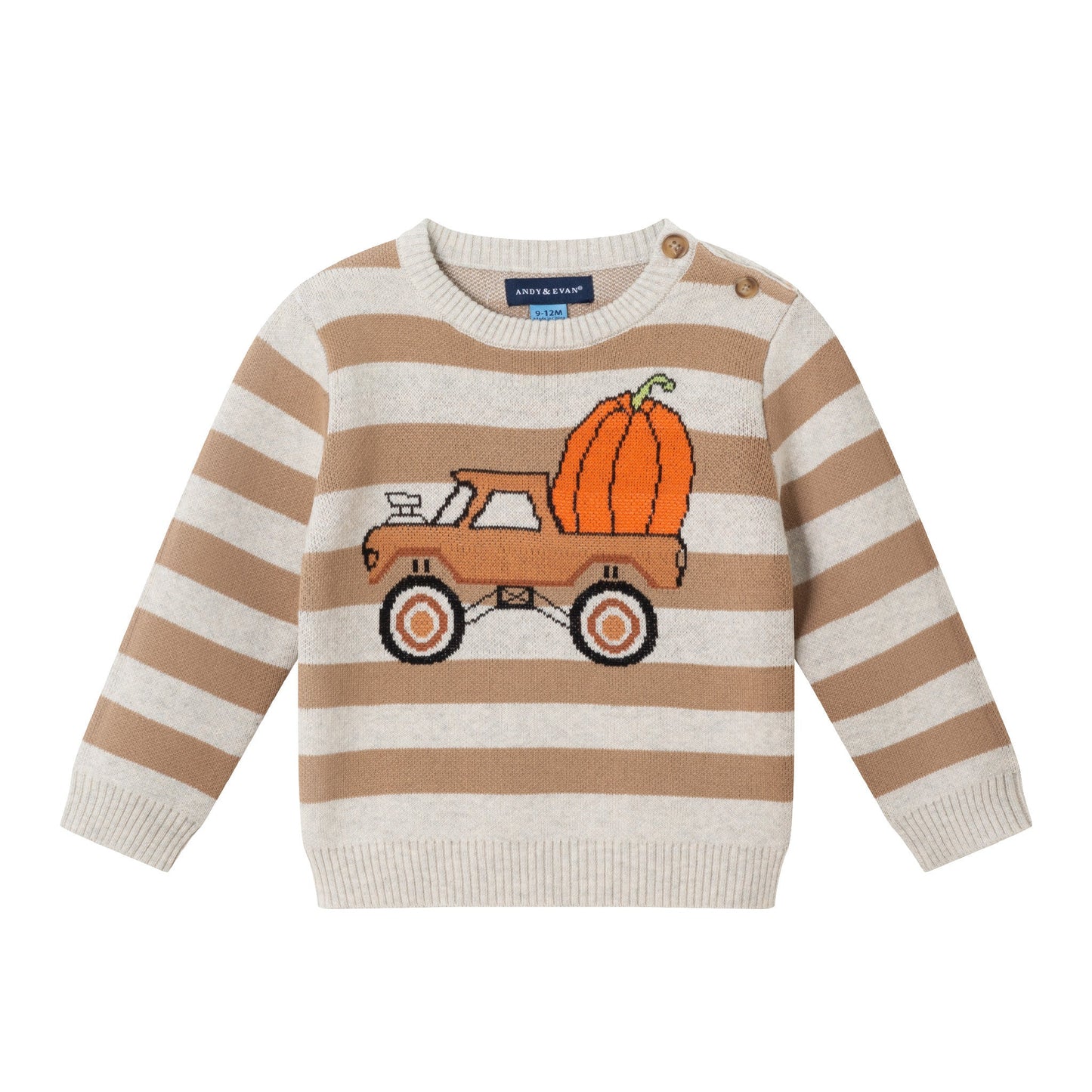 Infant Pumpkin Truck Sweater & Jogger Set | Pumpkin Truck