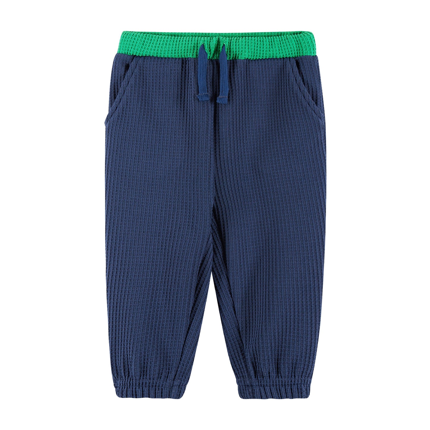 Infant Hooded Lounge Set | Navy Waffle