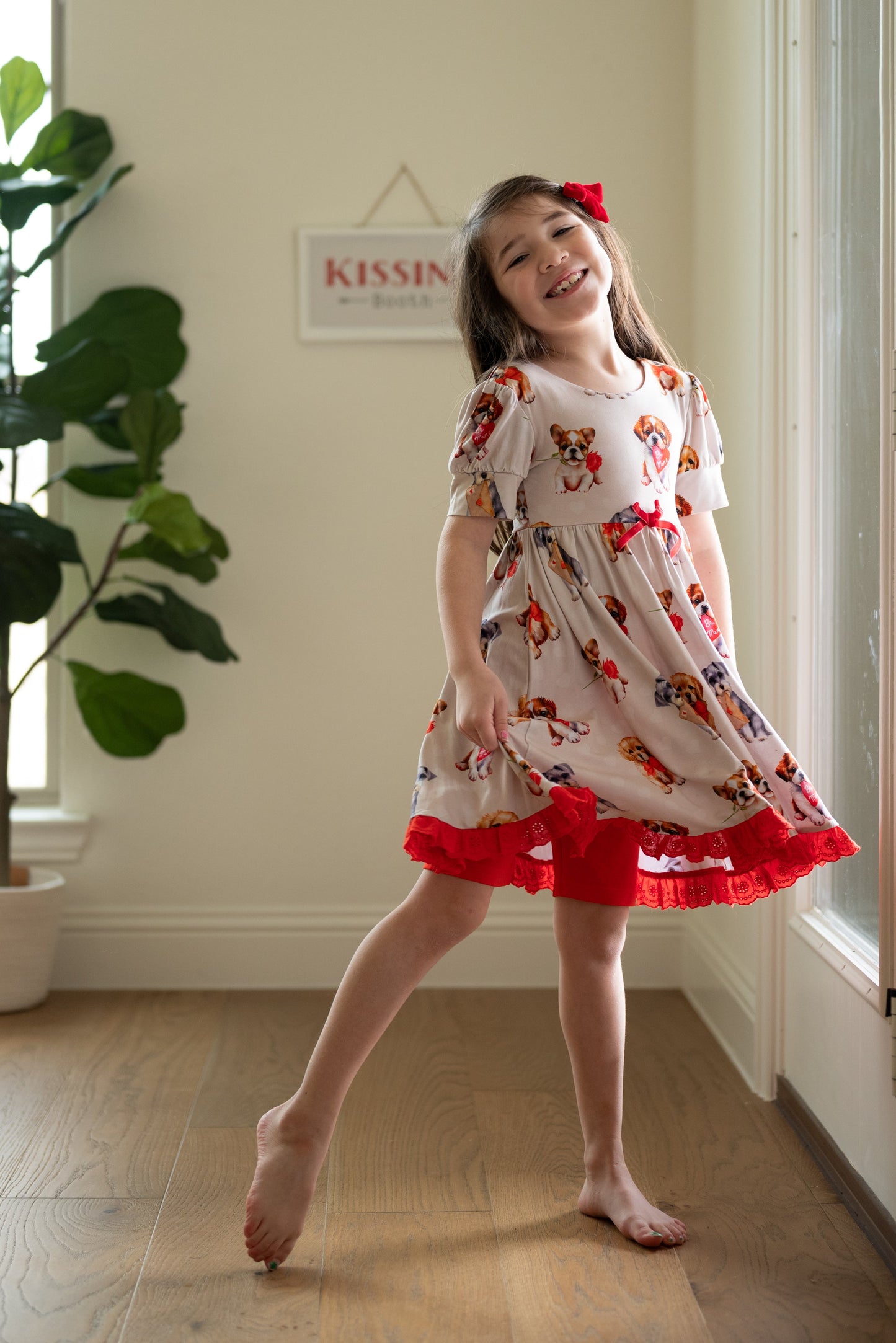 Puppy Love Lace Trimmed Twirl