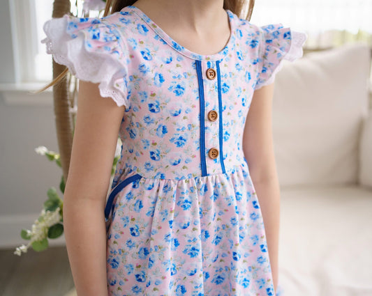 Pink Floral Oliviah Dress