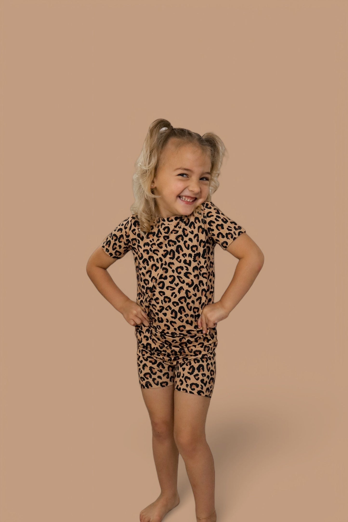LEOPARD DREAM SHORT SET