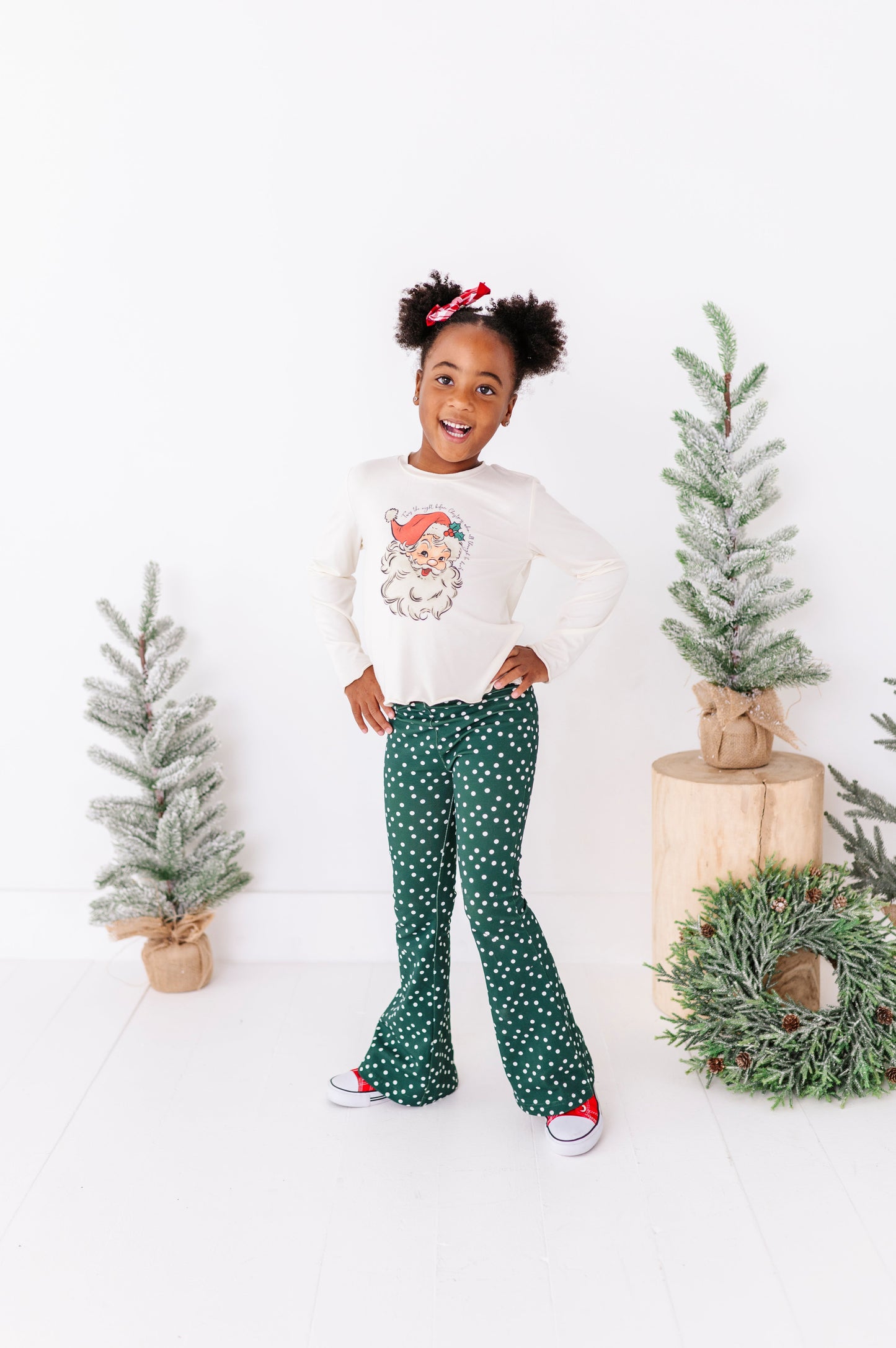 Jolly Santa | Bamboo Long Sleeve Shirt