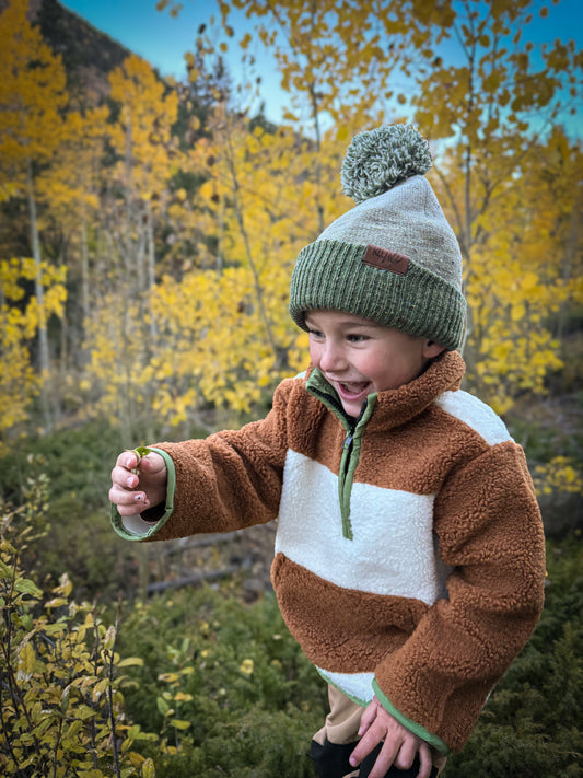 Camel Sherpa Pullover