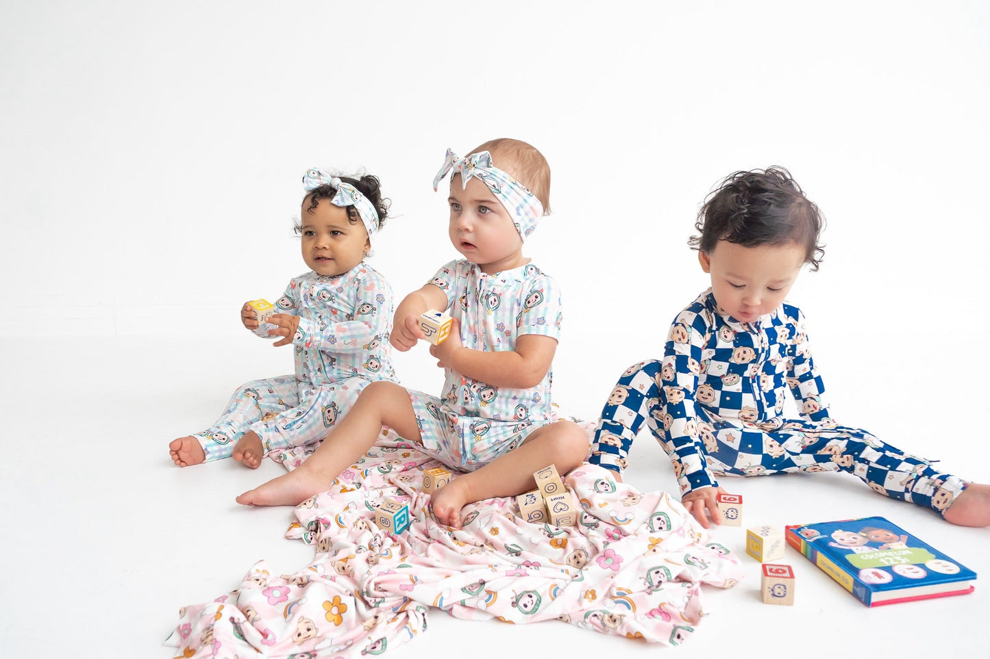 Dream Big Little Co x CoComelon SPRINGTIME MELON DREAM RUFFLE ROMPER