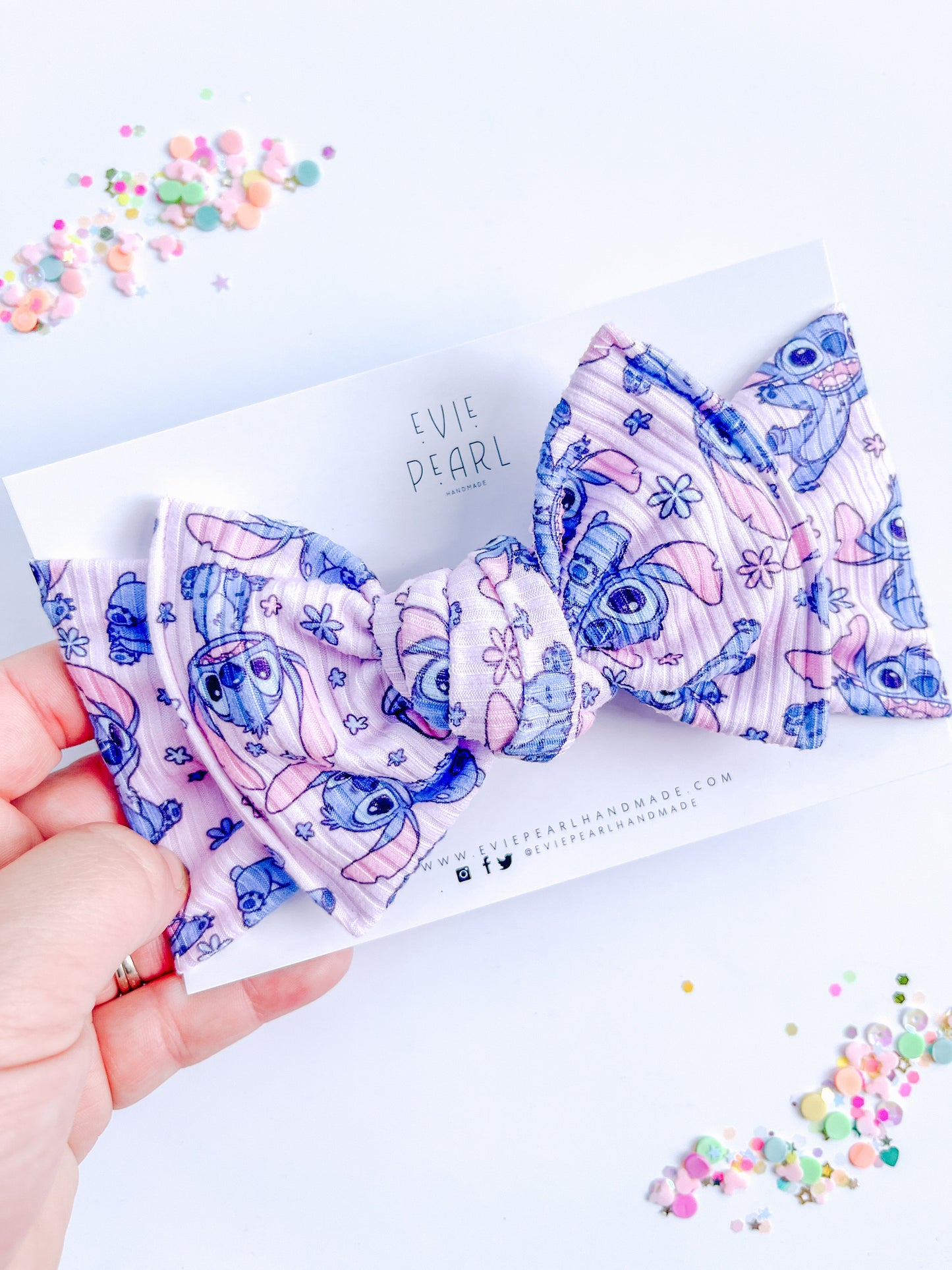 Stitch Baby Bow Turban