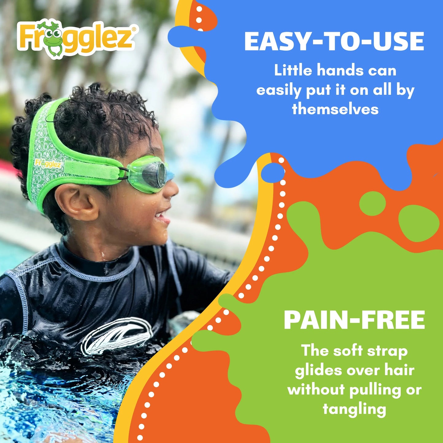 Blue Sharkz Kids Swim Goggles