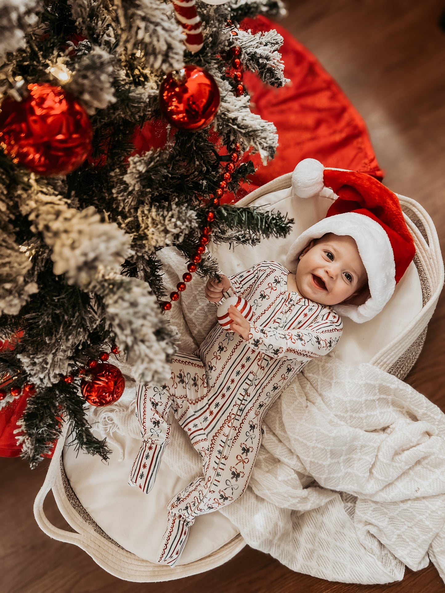 Candy Cane Lane Zippy Romper