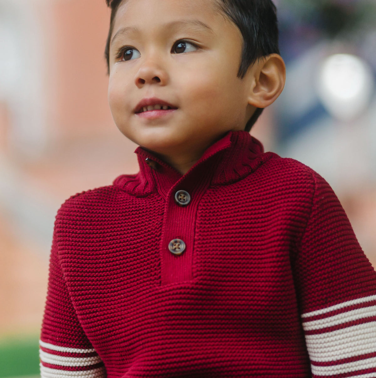Mock Neck Kanga Sweater