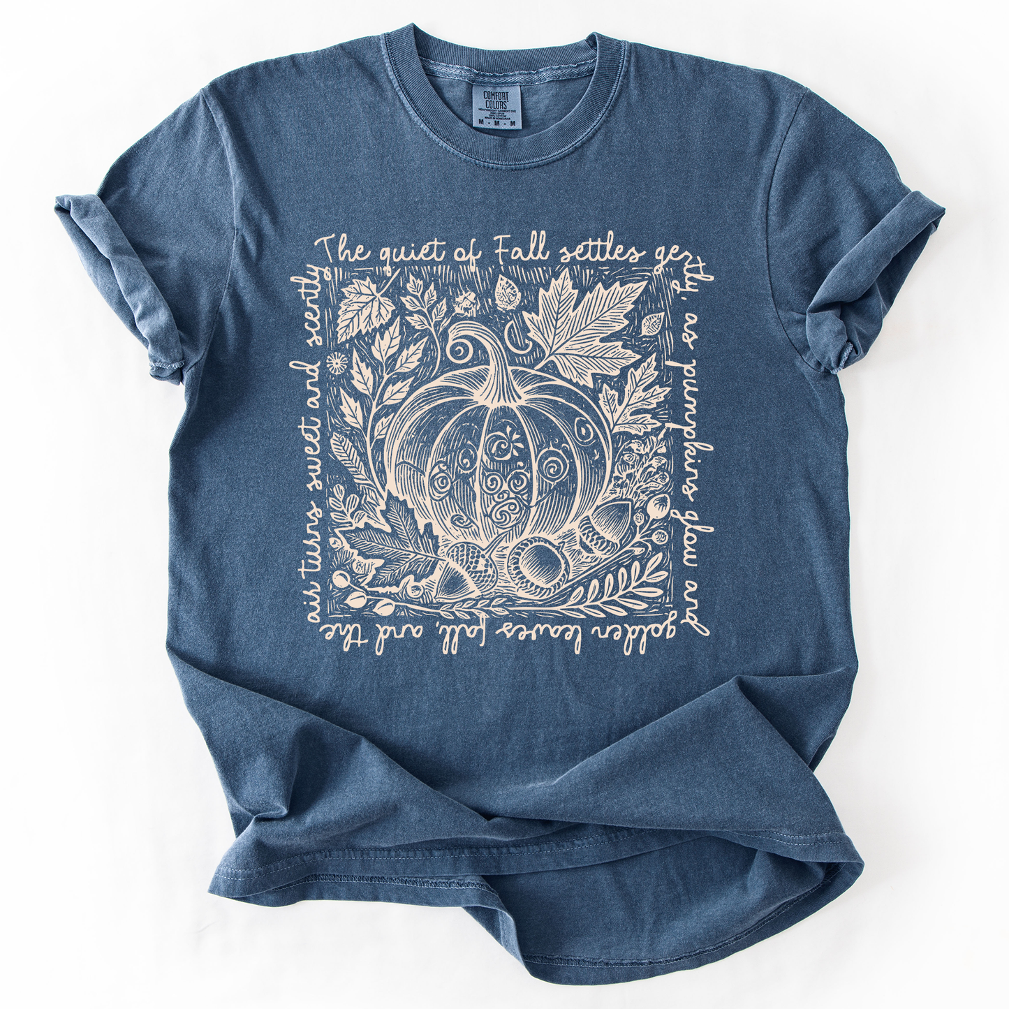 Fall Quote, Pumpkin, Autumn, Minimalist, Pretty, Comfort Colors T-Shirt