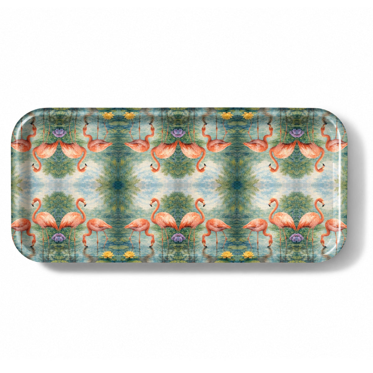Flamboyance Narrow Birchwood Small Decorative Tray