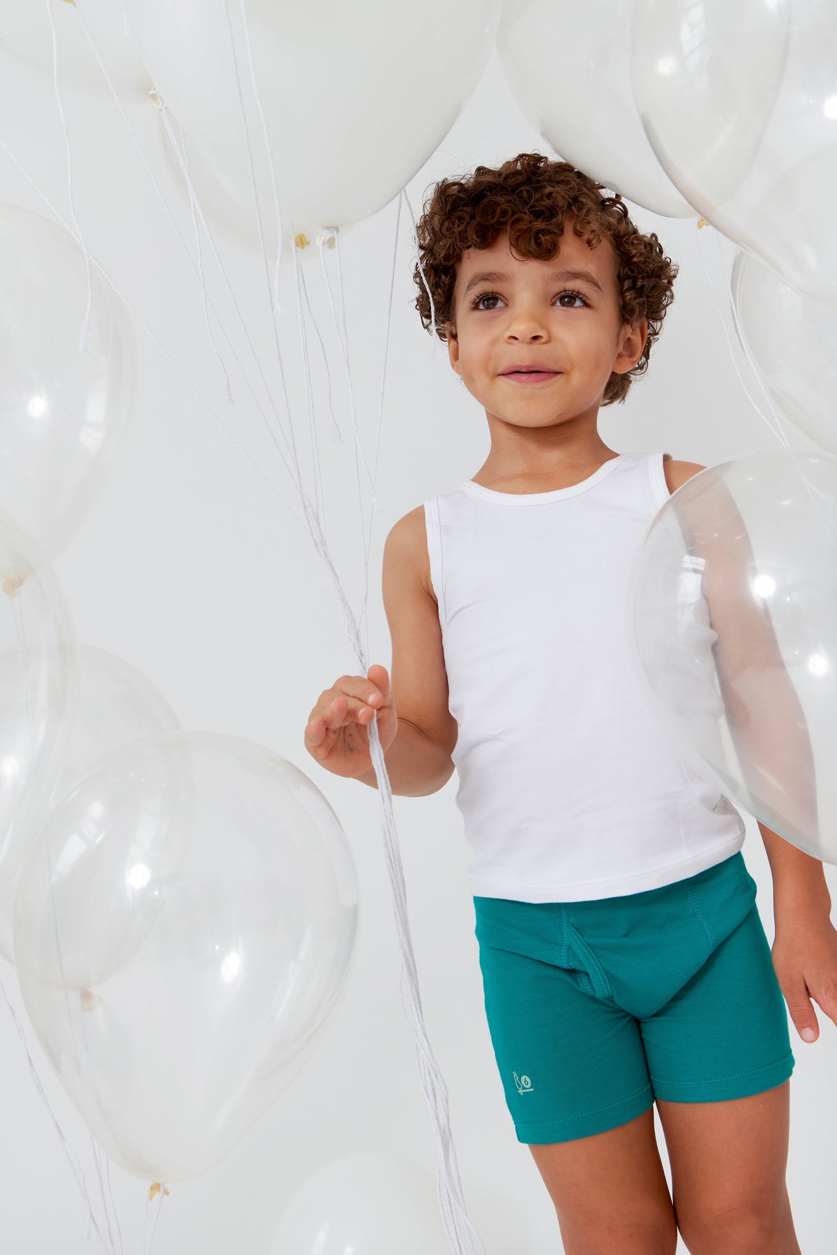 Feathers Boys Cotton Strech Tagless Boxer Briefs Underwear - (3/pack)